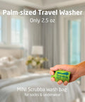 Pocket Friendly Travel Laundry Sack With A Built In Washboard Surface For Quickly Scrubbing Down Socks And Undies While Backpacking Or Hitting The Road Without Lugging Heavy Machines Or Clunky Gear, compact 2.5 oz wash bag