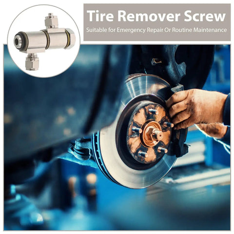 Alloy Tire Changer Connector Screws 2Pcs Durable High Pressure With Quick Install For Tire Machine Replacement Parts Ideal For Auto Shops And Tire Service Centers, alloy tire remover screw on brake hub