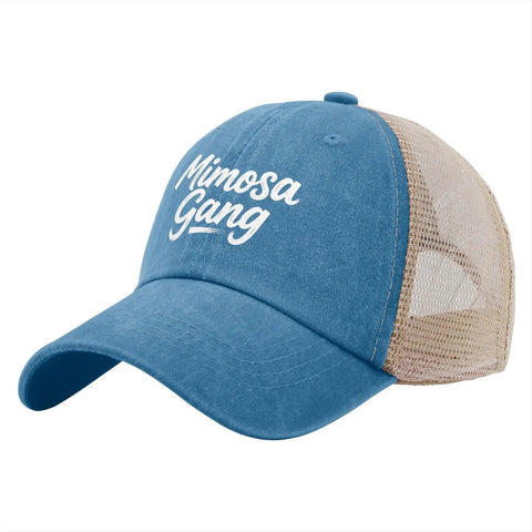 Dope Lightweight Cotton Baseball Cap Bundle For Men And Boys, Lake Blue Plus Extra Colors, trucker style with mesh back detail