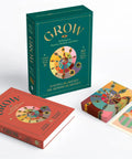 Personal Development Oracle Card Deck With Illustrated Guidebook And Mindfulness Journal Prompts For Inner Peace Daily Inspiration Spiritual Awakening Super Legit Wellness Vibe, featuring a green box with illustrated cards.