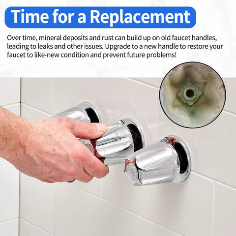 Hand adjusting 81428 Tub And Shower Knob Replacement Kit For Price Pfister Verve Tub And Shower Handle Chrome Finish on wall