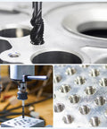 Heavy Duty Spiral Flute Thread Tap 10-32 UNF With H2 Precision For Smooth Right Hand Cutting Nitrided Coating in machining process.