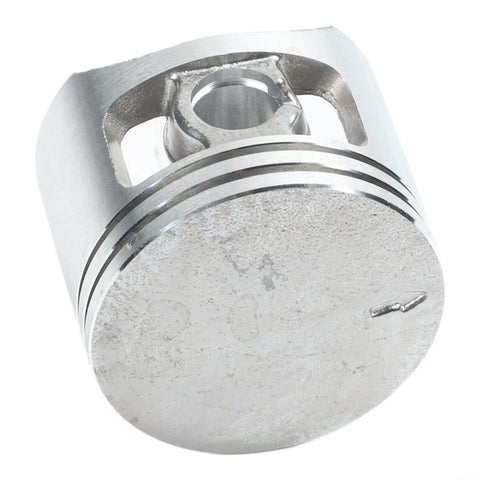 Complete 46mm Piston Kit Replacement For PB580H PB580T Engines With Piston Pin And Rings Exact Fit, top view of piston detail