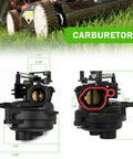 Carburetor Kit 799584 For Briggs And Stratton 594058 594057 592361 594529 And Troy Bilt TB110 TB200 163cc Lawn Mower Fits 103M02 09P702