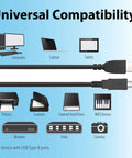6Ft Usb 2.0 High Speed Sync Cable Killer Data Performance For Laptop Pc And External Raids Built Tough to connect multiple devices.