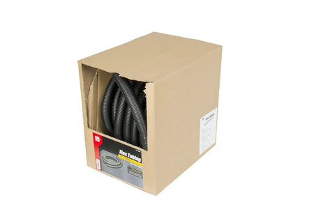 Split Flex Tubing FLX-1050B 1 Inch By 50 Feet Black Pro Grade in corrugated box for wire management