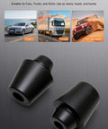 Amp Up Your Daily Ride With These Top Shelf 10 Pack Car Door Buffer Pads Heavy Duty Rubber Shock Absorbers Silence Door Slams Cushion Impact And Guard Panels In Black close-up view of black rubber buffer pads for car door protection.