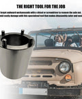Axle Nut Socket Spindle Nut Socket for Half Inch Drive J37763 Remover Installer Tool beside off-road vehicle