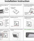 Beefed Up Bright 120W LED Wall Pack Dusk To Dawn Security Light For Outdoor Use installation instructions