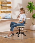 Clear Chair Mat For Hardwood Floors 46 By 60 Inches Desk Floor Protector Heavy Duty Non Slip Mat For Rolling And Gaming Chairs Durable Computer Mat For Home Office