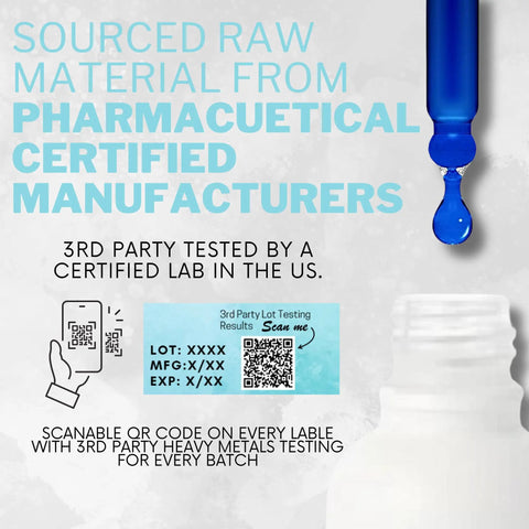 2 Percent Methylene Blue Solution in Glass Dropper Bottle for Lab And Medical Use, Ultra Concentration With Fewer Drops For Fast Colorizing Reactions, Sterile Glass Bottle USA Made 100ml, batch tested label