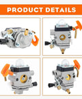 FS90R Carburetor Upgrade For Trimmers Fits FS90R FS110R FS90 FS100RX FS110 90R 110R ZAMA C1Q S174 4180 120 0611 Compatible