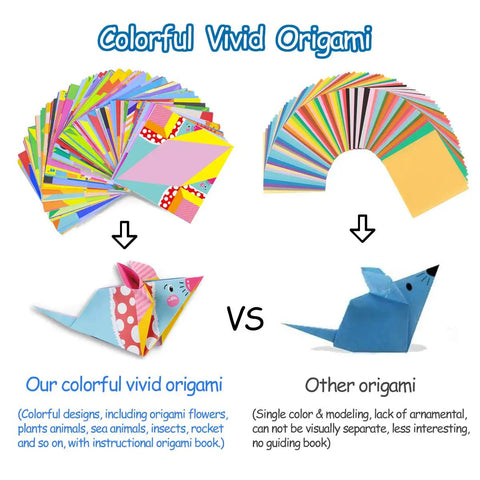Origami Kit For Kids Ages Five To Twelve With 152 Papers And 72 Patterns Guiding Book And DIY Art And Craft Projects For Beginners Comparisons