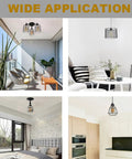 Wide application of Built Rock Solid E26 Ceramic Screw Base Sockets With Premium Aluminum Shade Ring in various indoor settings.