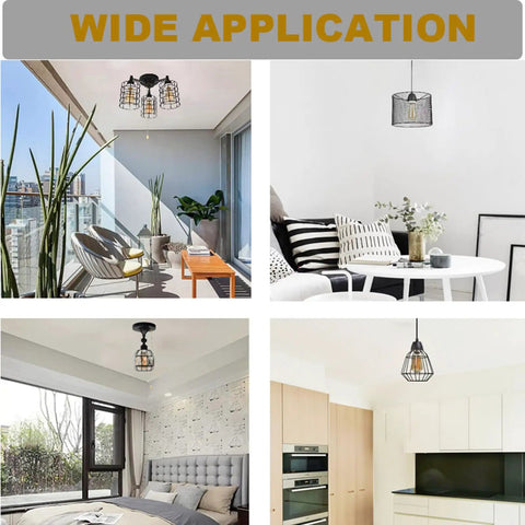 Wide application of Built Rock Solid E26 Ceramic Screw Base Sockets With Premium Aluminum Shade Ring in various indoor settings.