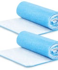Two Rolls Of 120 Inch Air Vent Filters For HVAC And Home Use DIY Size Dustproof Floor Vent Media Pad In Blue And White 25 Inch Wide