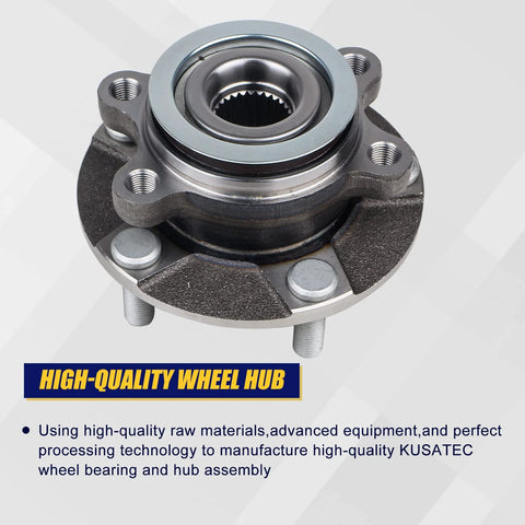 Front Wheel Bearing Hub Assembly 513298 Fits 2008 2013 Nissan Rogue 2014 2015 Rogue Select 2007 2012 Sentra 5 Lug