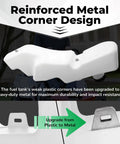 Metal-reinforced corner design on Fuel Tank Assembly For Quest ES Series And TimeCutter MX SS SX ZS Series Replaces 1193324 With Gas Cap