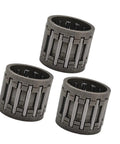 Universal 3 Pcs Clutch Bearing Kit Fits 181 288 394 395 Engines, three steel bearing cages