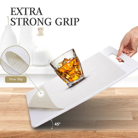 Premium White Non Adhesive Shelf And Drawer Liner For Kitchen Cabinets Pvc Based Non Slip Organizer Roll That Keeps Counters Super Sleek And Declutters Your Entire Space In No Time Flat