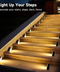 Upgrade Your Backyard With Solar Powered Deck Lights Eight Pack Led Step And Fence Lights For Patio Pool Garden Stairs