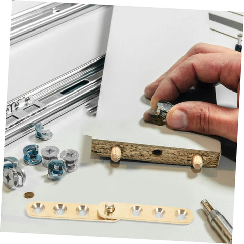 Copper Pivot Hidden Door Hinges 4 Piece Set For Cabinets And Bookcases Built To Last Heavy Duty Invisible Door Hardware assembly