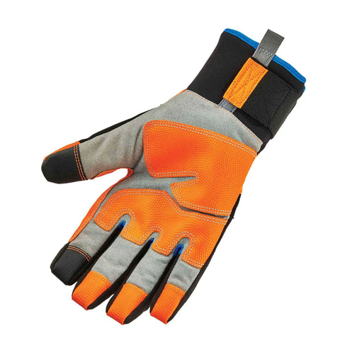 High Visibility Waterproof Work Gloves With Thermal Insulation, 3M Thinsulate, Touchscreen Compatible, Enhanced Grip, ProFlex 818WP
