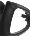 Get Your Ride Looking Fresh With This 6pc Shifter Knob Repair Kit Featuring Abs Material For Perfect Car Gear Handle Replacement And Seamless Shift Experience. black ABS shifter knob repair cover, close-up of one gear handle trim piece