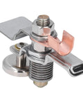 Super Strong Magnetic Ground Clamp For Welding 300A Arc Plate Iron Brass Build, detailed view of brass arc plate and metal components.