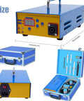 Car Dent Repair Kit With Magnetic Induction Tool And Hot Box For Paintless Dent Removal showing induction heater and case