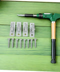 Four Pack Wall Mount Fence Gate Hinges Built Hell Sturdy For Dead Quiet Swings And Dang Easy Setup With Solid Half Inch Pins, tools and screws set.