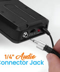 1/4 inch audio connector jack with cable for UHF Wireless Microphone System Kit Portable Pro Cordless Microphone Set