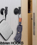 Industrial Pipe Wall Hooks Set Of 2 For Bathroom And Coat Rack, Vintage Rustic Robe And Towel Hangers with bag and umbrella