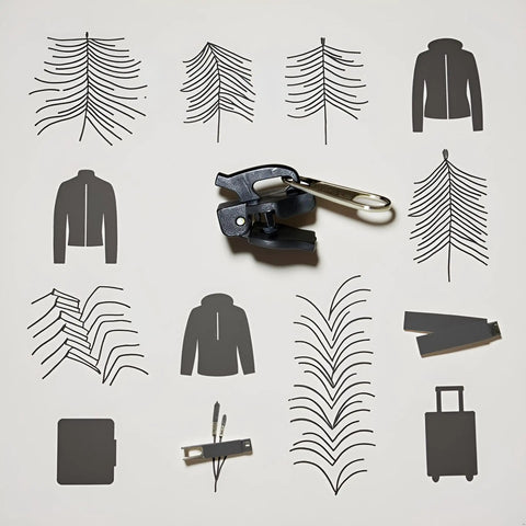 Grab This All In One Zipper Repair Kit 12 Piece Black Slider Replacement Set In 3 Sizes for jackets and travel gear