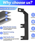 Features and benefits of Hood Hinge Light Mount Brackets for Silverado 1500 2014 2018 Chevy Easy Install with Two Extra Mounting Holes