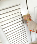 3 Inch Deck Stain Brush 2 Pack For Staining Wood Walls And Fences With Premium Polyester Bristles used on wooden panel