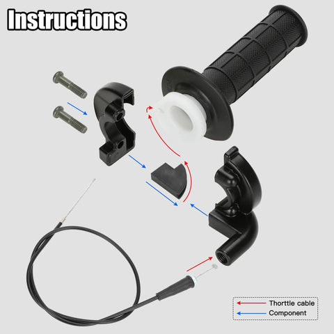 26mm Carburetor Throttle Assembly Kit Replacement for Predator 212cc 224cc 196cc Engines and Coleman CT200U parts
