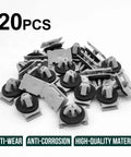 20 Piece Rocker Moulding Clip And Fender Exterior Trim Clips Replacement Set For Jeep Grand Cherokee Compass 68172491AA