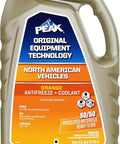 Orange Extended Life Fifty Fifty Prediluted Antifreeze Coolant For North American Vehicles One Gallon With Long Lasting Rust And Corrosion Protection