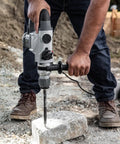 Electric SDS-Plus Rotary Demolition Hammer 1180W with 1-1/4 inch bit used for concrete breaking