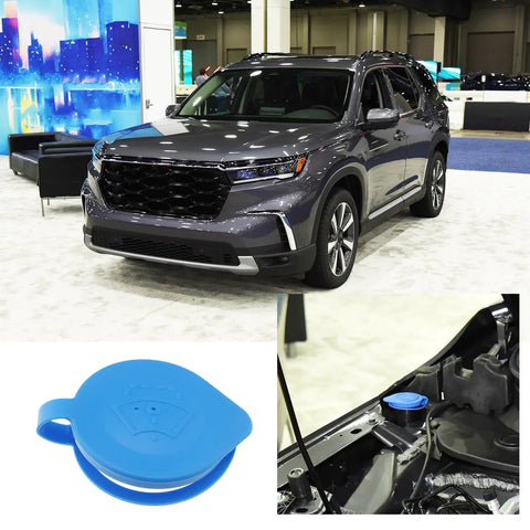 Honda Pilot Windshield Washer Reservoir Cap 76802-SZA-A01 Replacement, Plug And Play Direct Fit, Easy Install, Blue Durable Plastic