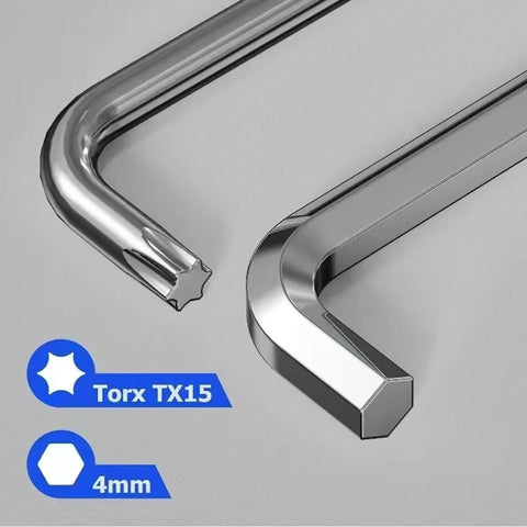 Premium 4mm Hex Key Window Adjustment Tool Set With Ball End And Star Wrench Kit Made From Tough 59CrV4 Steel For Winkhaus Hardware Fixes That Hit The Spot, Torx TX15