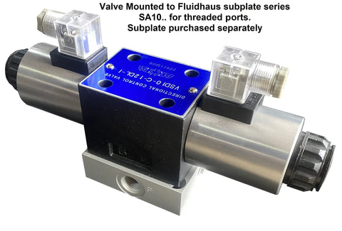 Built Tough Hydraulic Directional Control Valve D05 NG10 31 GPM 4560 Psi AC Or DC M Motor Center A B Blocked To Tank