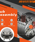 Pair Front Wheel Hub And Bearing Assembly For 2012 To 2020 Dodge Challenger Charger And Chrysler 300 5 Lug With ABS RWD OEM Quality Replacement