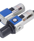 3 In 1 Pneumatic Air Filter Regulator Lubricator Combo With Water Oil Trap Separator GFC40010 front view