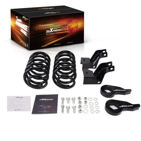 3 Inch Front And 4 Inch Rear Drop Kit For 2000-2006 GM Tahoe Suburban Avalanche Yukon XL Escalade With Torsion Keys