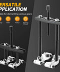 Heavy Duty Bearing Separator Puller Set 5 Ton With 2 Inch And 3 Inch Jaws For Wheel Hub Axle Gear Puller Kit Pinion Bearing Removal Auto Repair Includes Carry Case