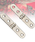 180 Degree Folding Flush Hinges 20Pcs Set For Folding Tables Desks And Coffee Tables With Mounting Screws Durable Zinc Alloy Smooth Flap Action 3.03x0.59 Inch in focus
