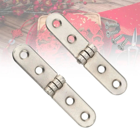 180 Degree Folding Flush Hinges 20Pcs Set For Folding Tables Desks And Coffee Tables With Mounting Screws Durable Zinc Alloy Smooth Flap Action 3.03x0.59 Inch in focus