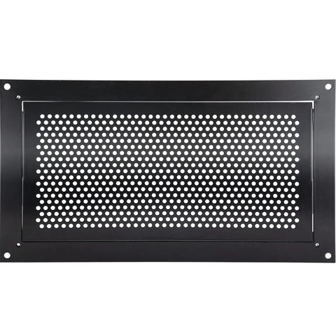 Crawl Space Flood Vent 8 By 16 By 2 Inches Wall Mounted Foundation Flood Vent No Brainer Built To Cut Flood Risk Black Front View